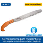 Sierra japonesa p/esculpir hielo c/empuñadura de pistola, CC412C