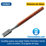 Gurbia p/ hielo, formón recto, 20" largo/1.66" ancho, CC523