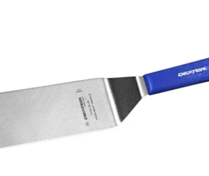 Espátula/volteador p/hamburguesa/, esq/redondeadas, mango resiste/260°, Cool Blue®, acero Dexteel®,  8" x 3", Dexter-Russell, Sani-Safe, CI19693H / S286-8H