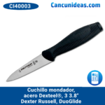 Cuchillo mondador, acero Dexteel®, 3 3/8", Dexter Russell, DuoGlide, CI40003 / 40003