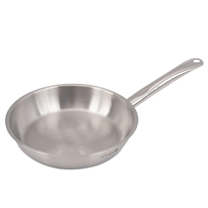 Sartén salteadora, redondeada, 3 capas, De Buyer Prim'Appety, 32 cm, CS463