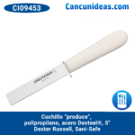 Cuchillo "produce", polipropileno, acero Dexteel®, 5", Dexter Russell, Sani-Safe, CI09453 / S185-PCP