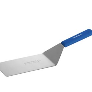 Espátula/volteador p/carne, mango resiste/260°, acero Dexteel®,  8" x 4", Dexter Russell, Cool Blue®, CI19733H / S289-8H-PCP