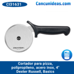 Cortador p/pizza, polipropileno, acero al carbono, Serie 400, 4", Dexter Russell, Basics, CI31631 / P94ZZA-4