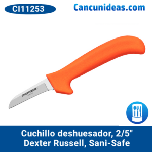 Cuchillo deshuesador, polipropileno, acero Dexteel®, 2.5", Dexter Russell, Sani-Safe, CI11253 / EP151WHG-2½CPT