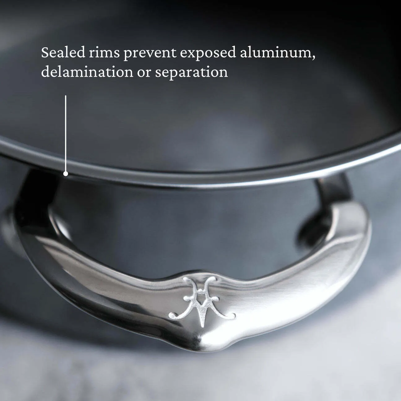Sartén salteadora recta, c/tapa y mango extra, Hestan, Nanobond, CS495 (2 versiones) - Image 5