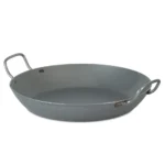 Sartén p/paella de acero al carbón francés, uso rudo, 14”, De Buyer, CS26536