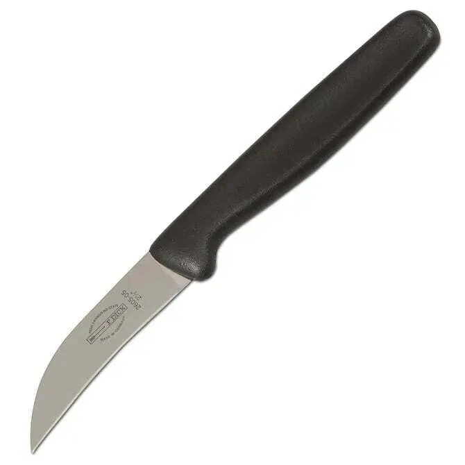 Cuchillo mondador curvo, acero al carbono, 2.25", Friedr Dick, CD914