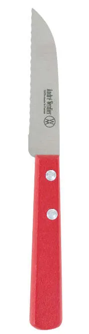 Cuchillo mondador aserrado, rojo, Verdier, Culinary Preparation, CZ412