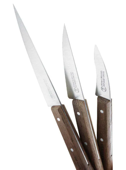 Cuchillos mondadores, juego de 3 piezas, Verdier, CZ413 (3 versiones)
