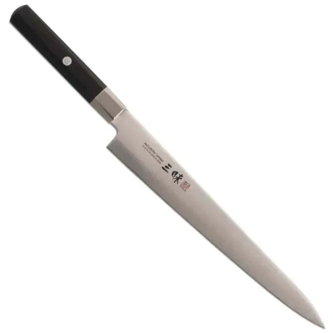 Cuchillo filetero/sujihiki, acero al carbón VG-10, 9”/25.5cm, Mcusta Zanmai, Hybrid, CZ234